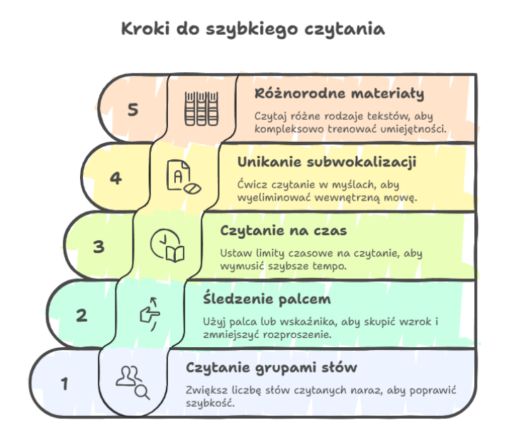 Kroki do szybkiego czytania