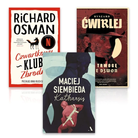 Pakiet dla poszukujących nowych serii kryminalnych - Maciej Siembieda, Ryszard Ćwirlej, Richard Osman