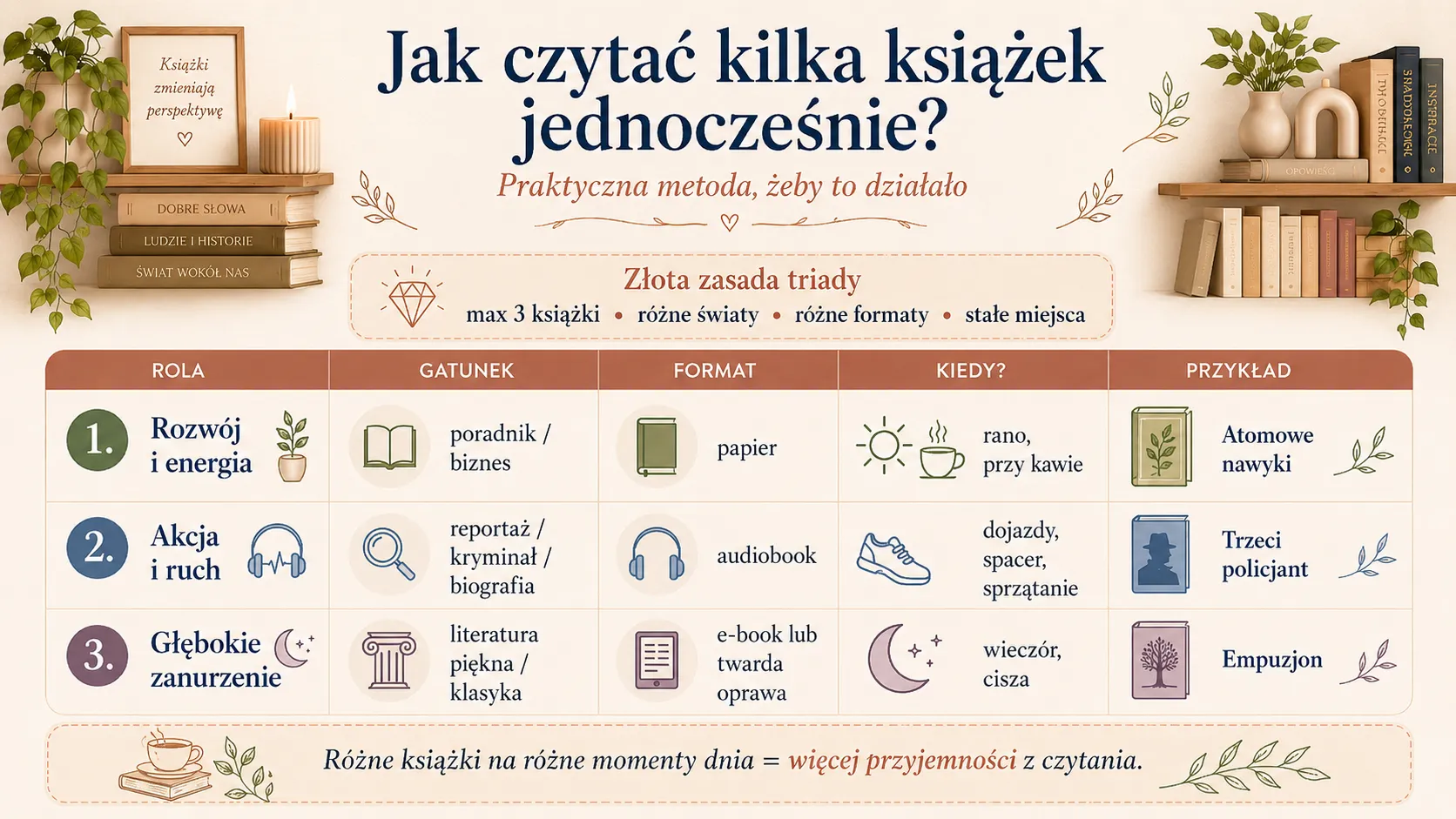 Jak czytać kilka książek jednocześnie?