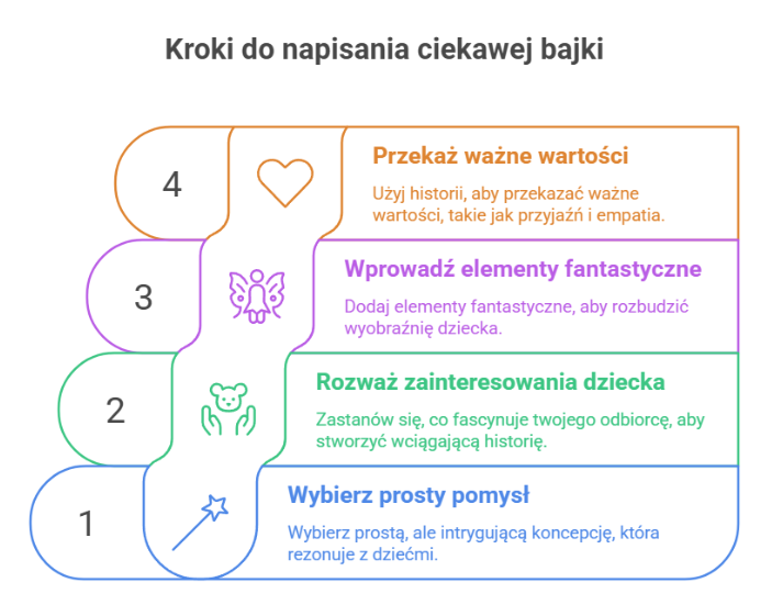 Kroki do napisania ciekawej bajki