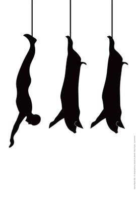 Plakat Marii Ilczyny - wyróżnienie w konkursie „Zwierzę też człowiek” 66,6 x 100 cm