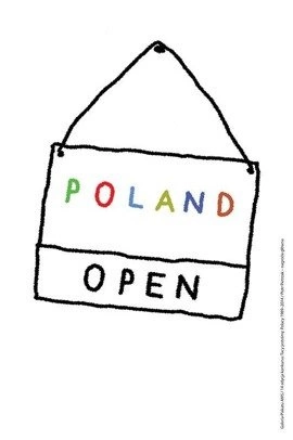 Plakat Piotra Pietrzaka - zwycięzca konkursu „Tacy jesteśmy. Polacy 1989-2014” 66,6 x 100 cm