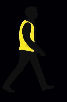 Plakat Wiktorii Wojnarowskiej - wyróżnienie w konkursie "(Nie)bezpieczne pasy" 66,6 x 100 cm