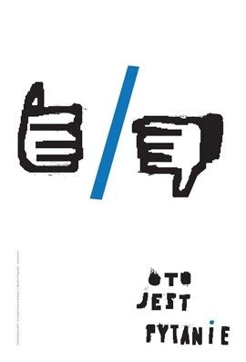 Plakat Nikodema Pręgowskiego  „Szekspir do nieskończoności” 120 x 180 cm