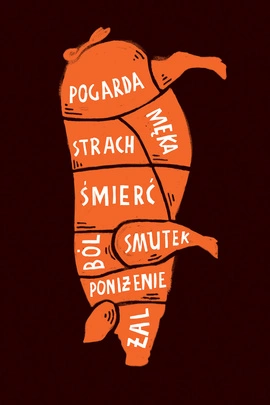 Plakat Nikodema Pręgowskiego - wyróżnienie w konkursie „Zwierzę też człowiek” 66,6 x 100 cm