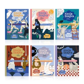 Pakiet 6 kolorowanek z serii Kocia Szajka