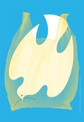 Plakat Zuzanny Rawy - wyróżnienie w konkursie „Jedenaste: Nie produkuj śmieci” 66,6 x 100 cm