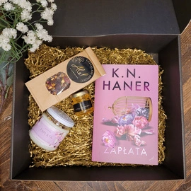 Box magiczny Wydawnictwa Ale! (z książką "Zapłata" z autografem)