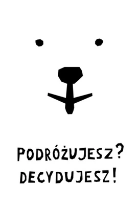 Plakat Natalii Leśniak "Wygodnie i odpowiedzialnie, czyli jak?" 66,6 x 100 cm