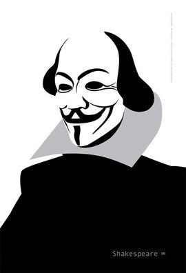 Plakat Lexa Drewinskiego - zwycięzca konkursu „Szekspir do nieskończoności” 66,6 x 100 cm