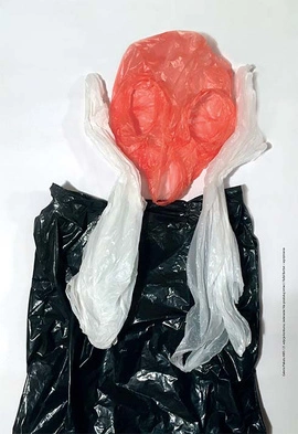 Plakat Rafała Bartleta - wyróżnienie w konkursie „Jedenaste: Nie produkuj śmieci” 66,6 x 100 cm