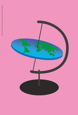 Plakat Anny Kowalczyk-Nowak wyróżniony w konkursie "Pojutrze" 66,6 x 100 cm