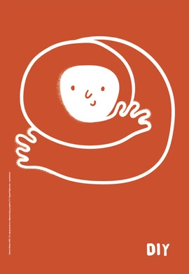 Plakat Agaty Piątkowskiej - wyróżnienie w konkursie "Najważniejszy projekt to TY" 66,6 x 100 cm