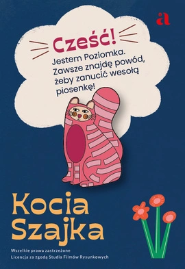 Pin emaliowany "Kocia Szajka" - "Poziomka"