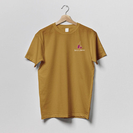 Musztardowa koszulka Kwiat Jabłoni Rozmiar XL