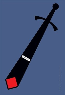 Plakat Szymona Szymankiewicza „Szekspir do nieskończoności” 120 x 180 cm