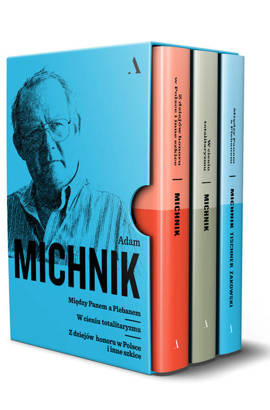Specjalna edycja pakietu książek Adama Michnika w pudełku (wersja z autografem)